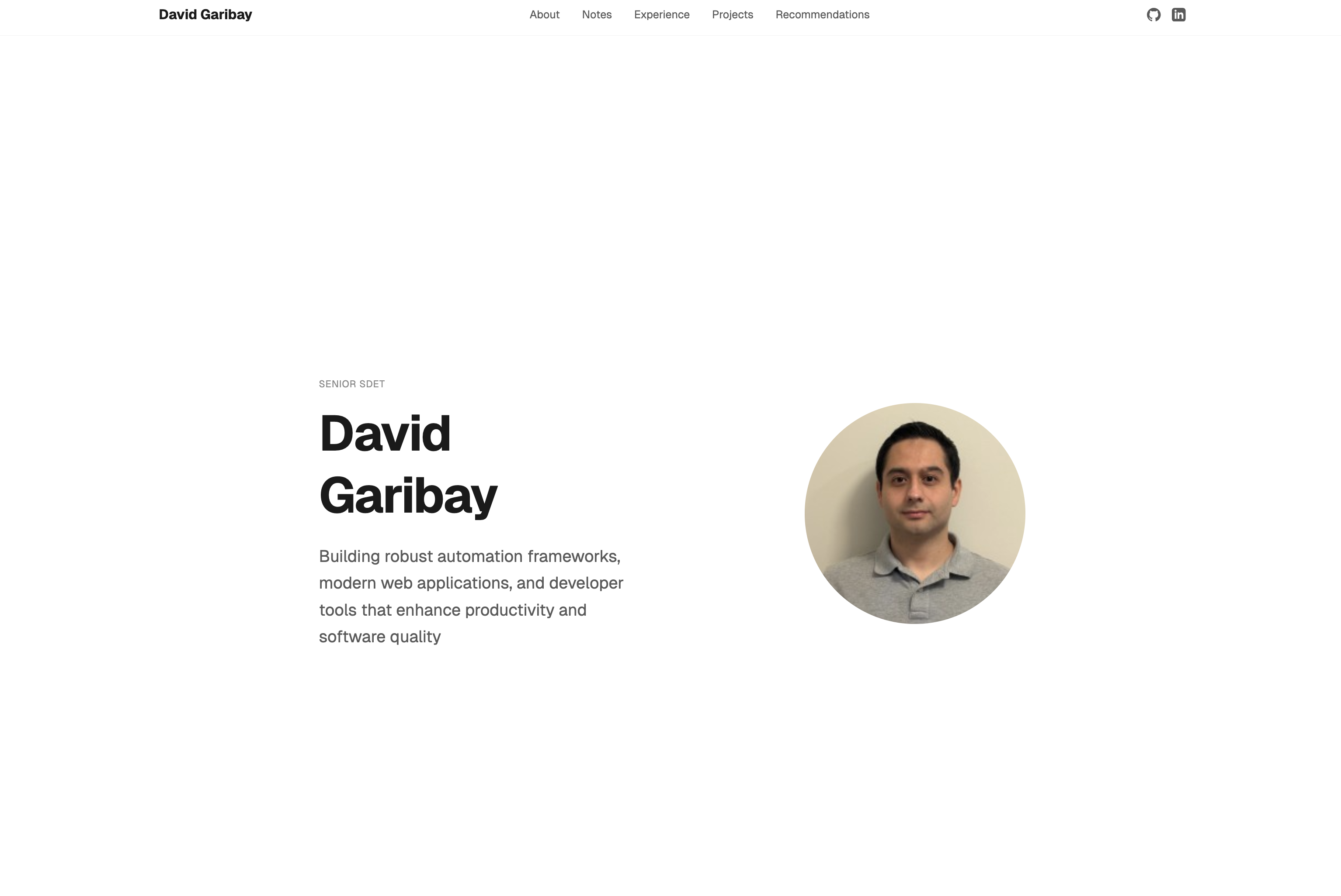 Personal Portfolio Website
